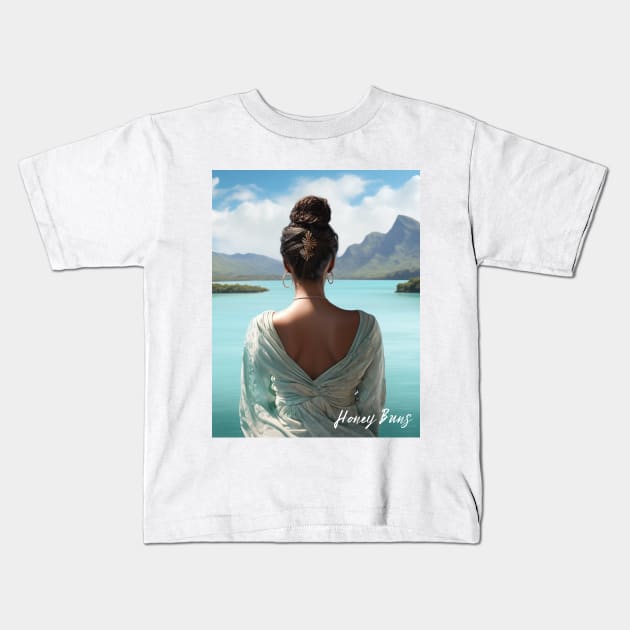 Honey Buns in Tahiti Kids T-Shirt by Hayden Mango Collective 